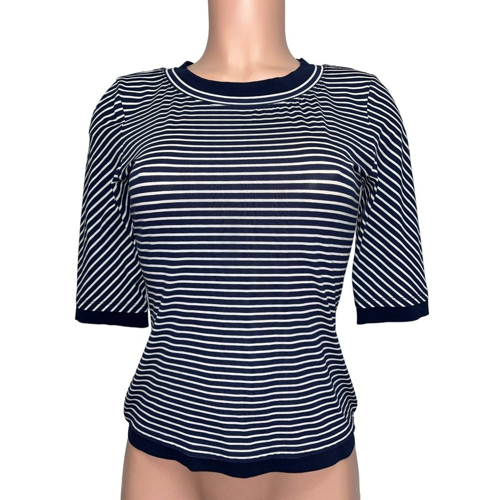St. John Top Navy Blue P US Extra Small